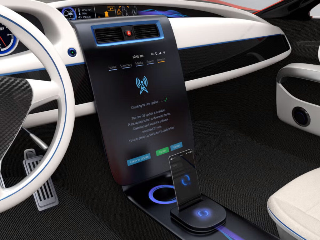 Dashboard of an electric vehicle